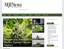 Tablet Screenshot of mjinews.com